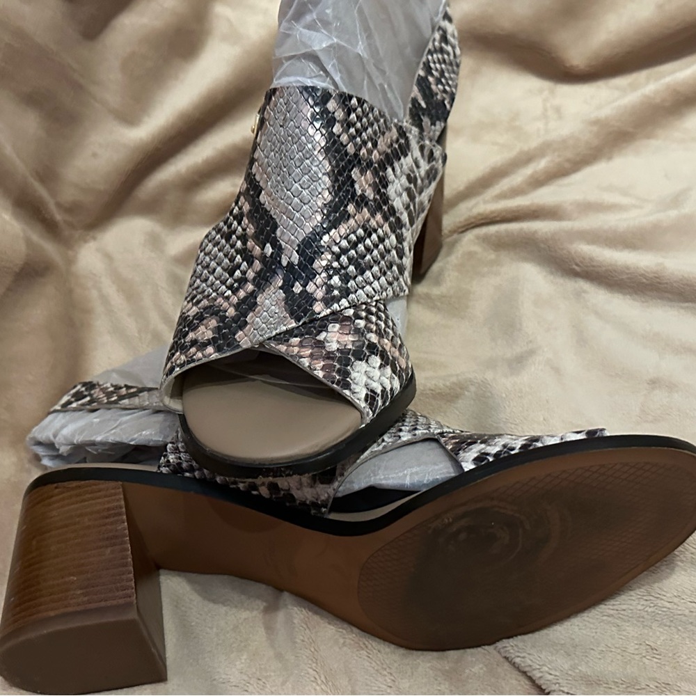 Cole Haan Python Print Leather Sandals - image 4